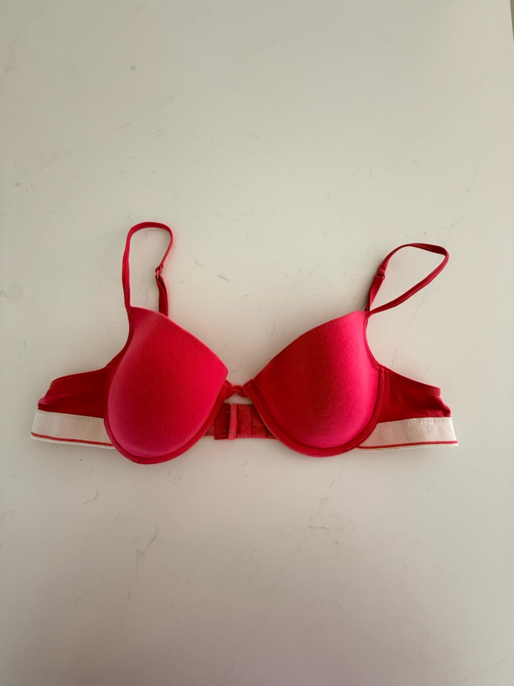 Vintage Diesel T-Shirt Bra in Bright pink